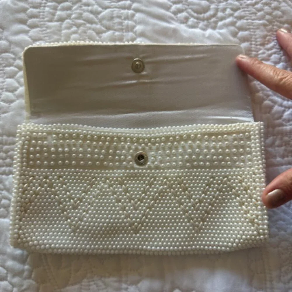 Vintage M.M. Kane Vintage Beaded Clutch, Made In Japan